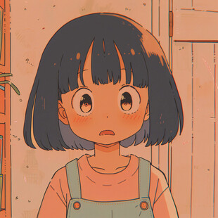萝莉社悬疑漫画卡片，雨夜路灯下出现一把孤零零的伞